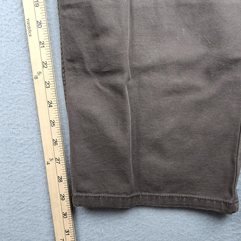 Carhartt Pants Mens 40x30 Brown Rugged Flex Canvas Relaxed Fit Stretch 5 Pocket - Picture 9 of 15